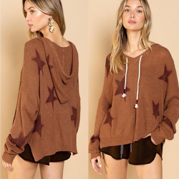 POL HOODED STARV SWEATER M - Picture 5 of 6